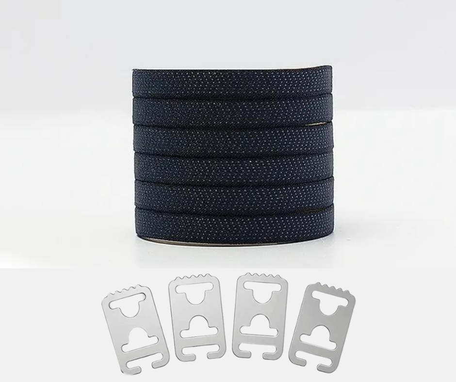 Elastic No-Tie Laces Hidden Anchor