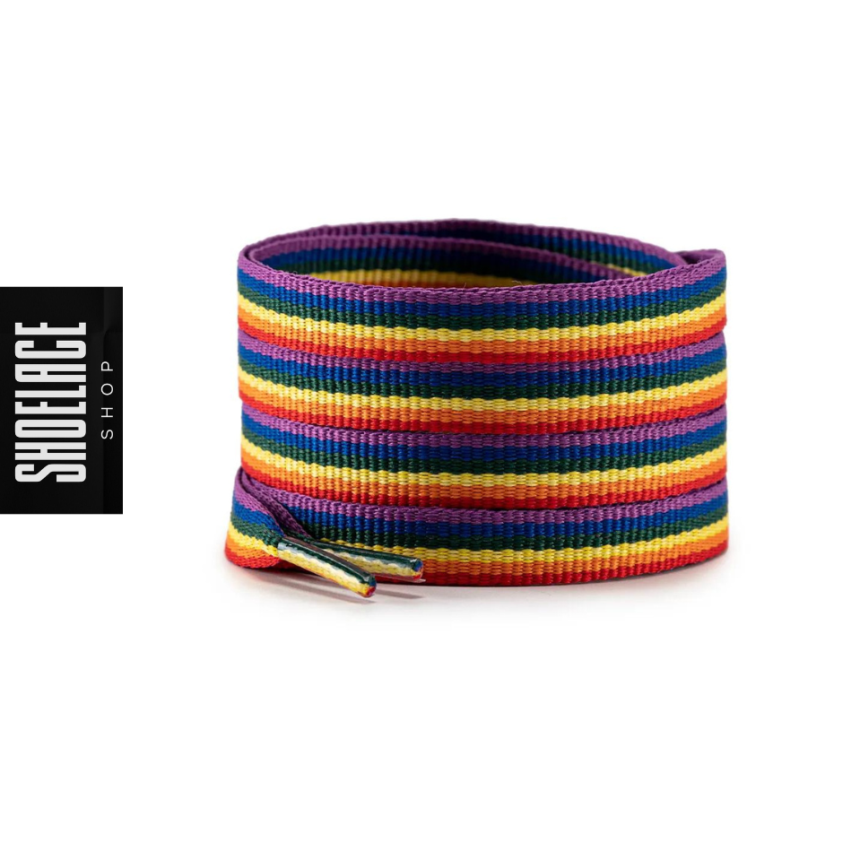 Rainbow Flat Laces