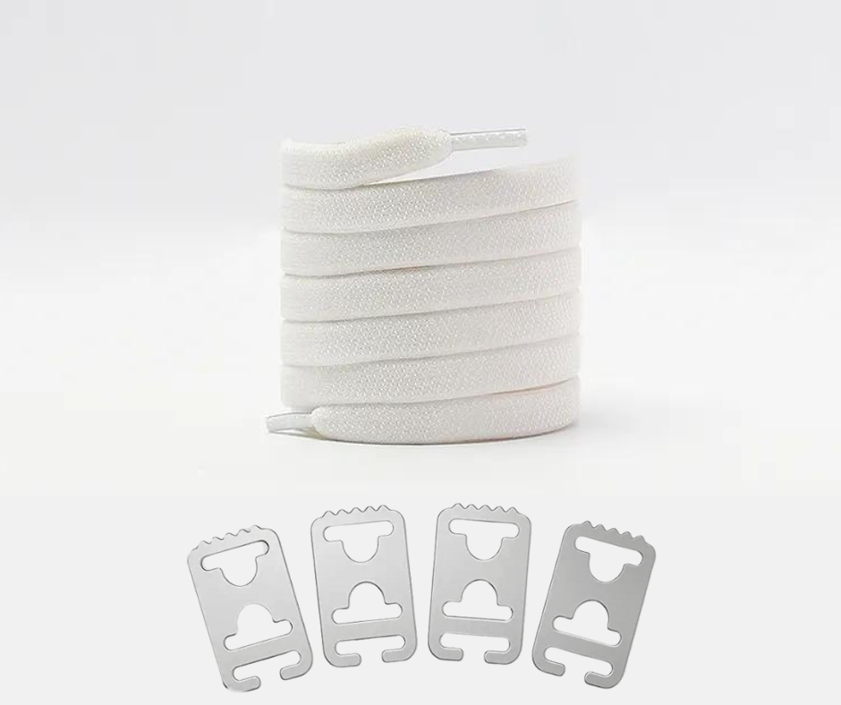 Elastic No-Tie Laces Hidden Anchor