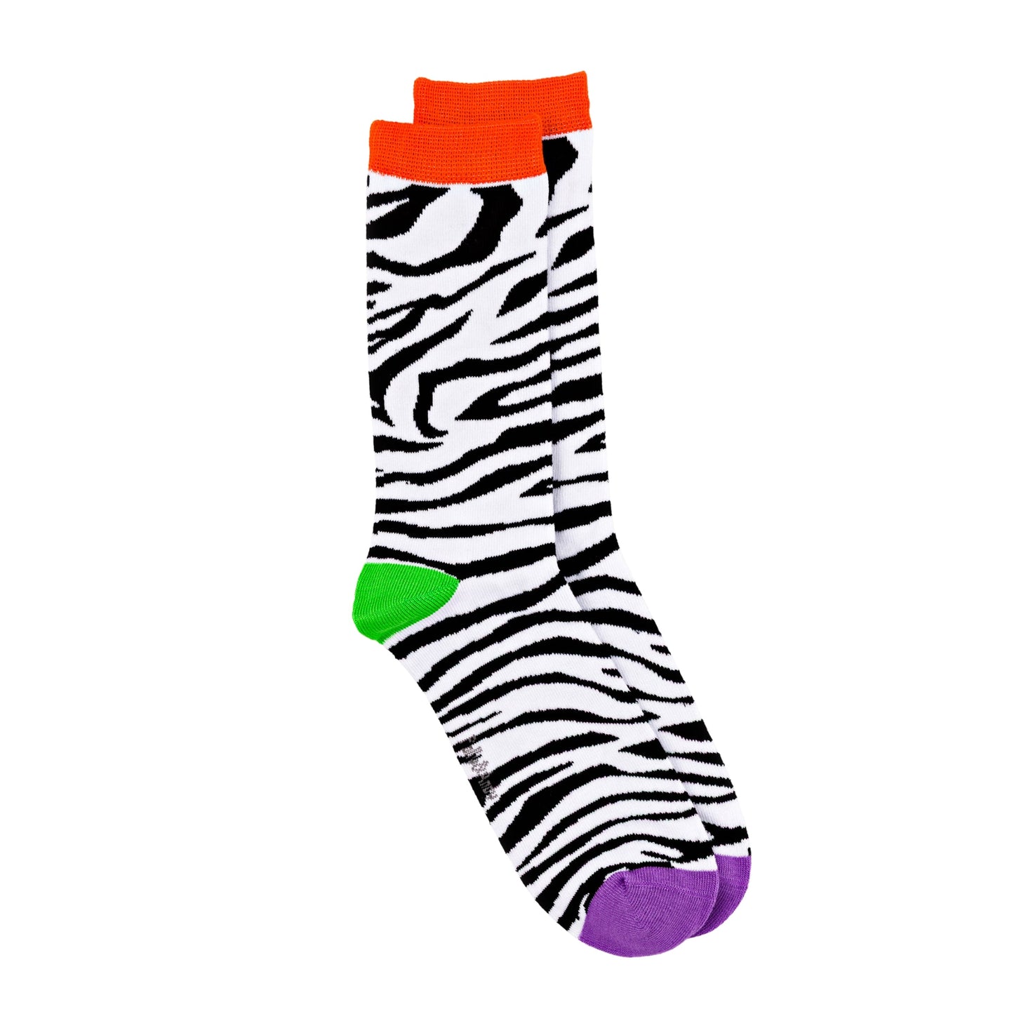 Soft Top - Bamboo Zebra Stripe Seamless Sock