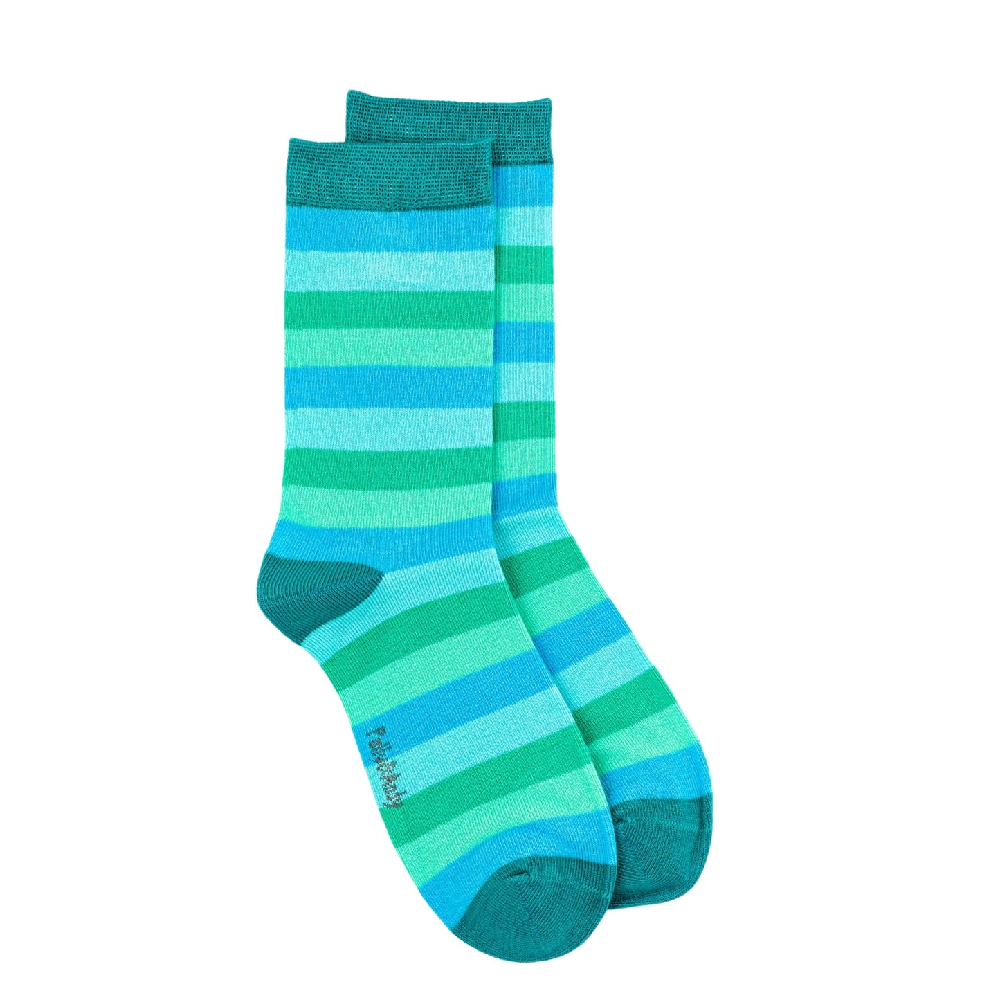 Soft Top - Bamboo Ocean Stripe Seamless Sock
