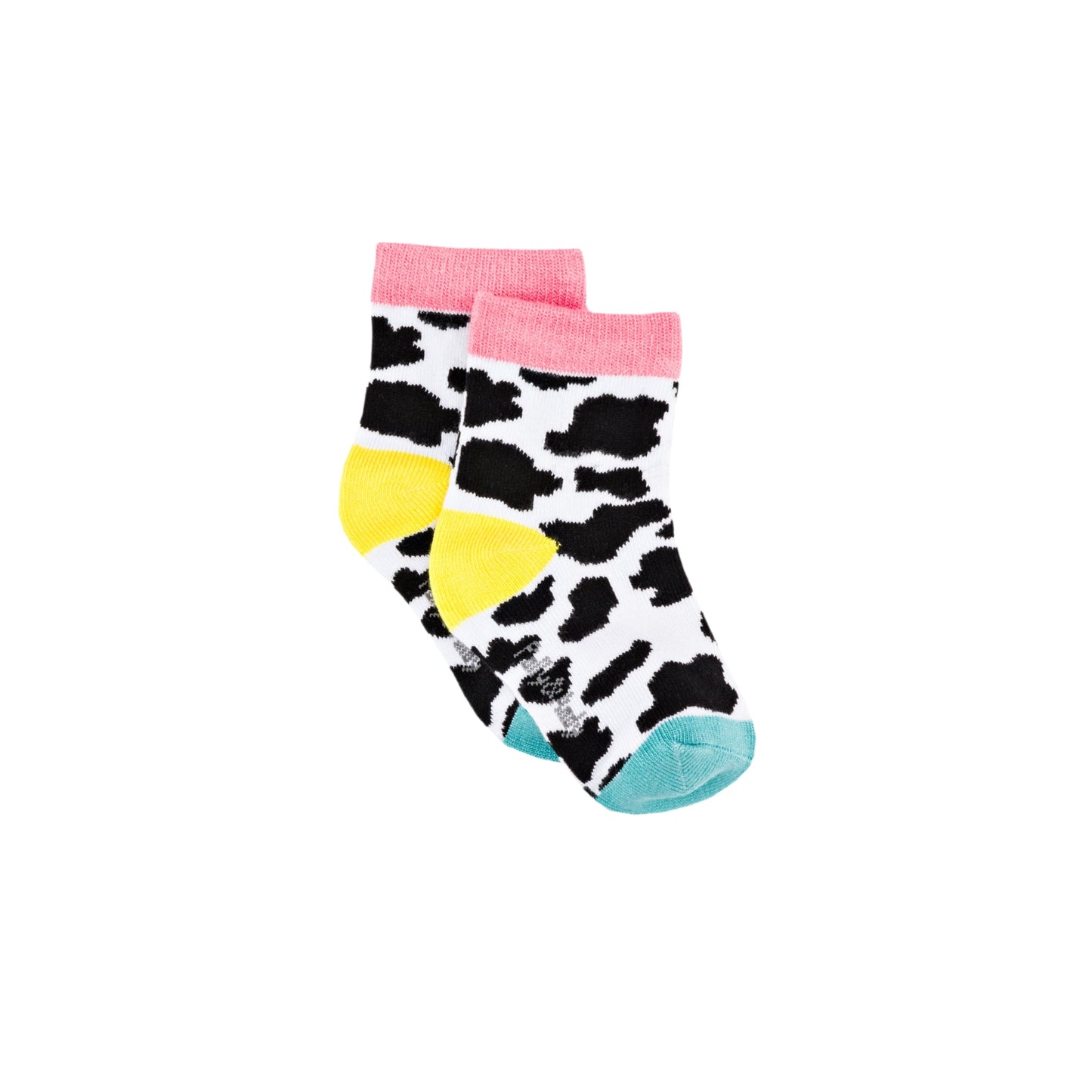 Cow Print Bamboo Sock (seamless toe)