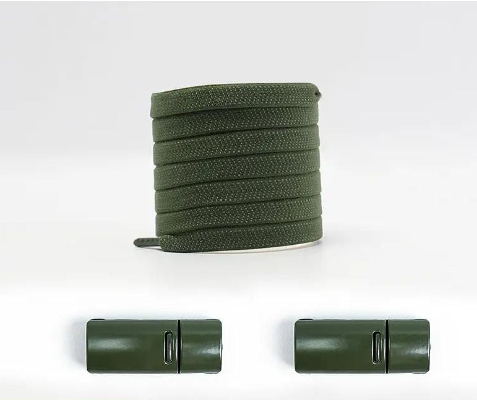 Elastic No-Tie Laces Magnetic Buckle