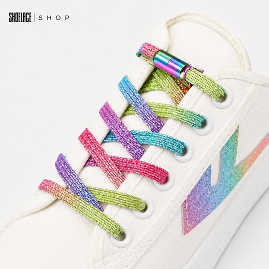 Twist Lock Elastic No-Tie Shoelaces – Multicolour