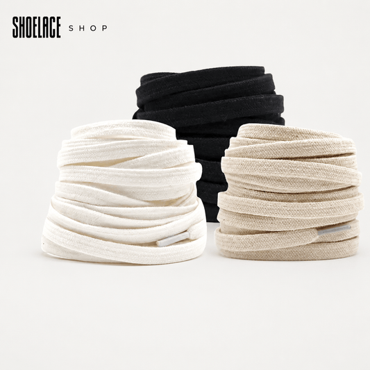 Premium Classic Retro Flat Laces 8mm