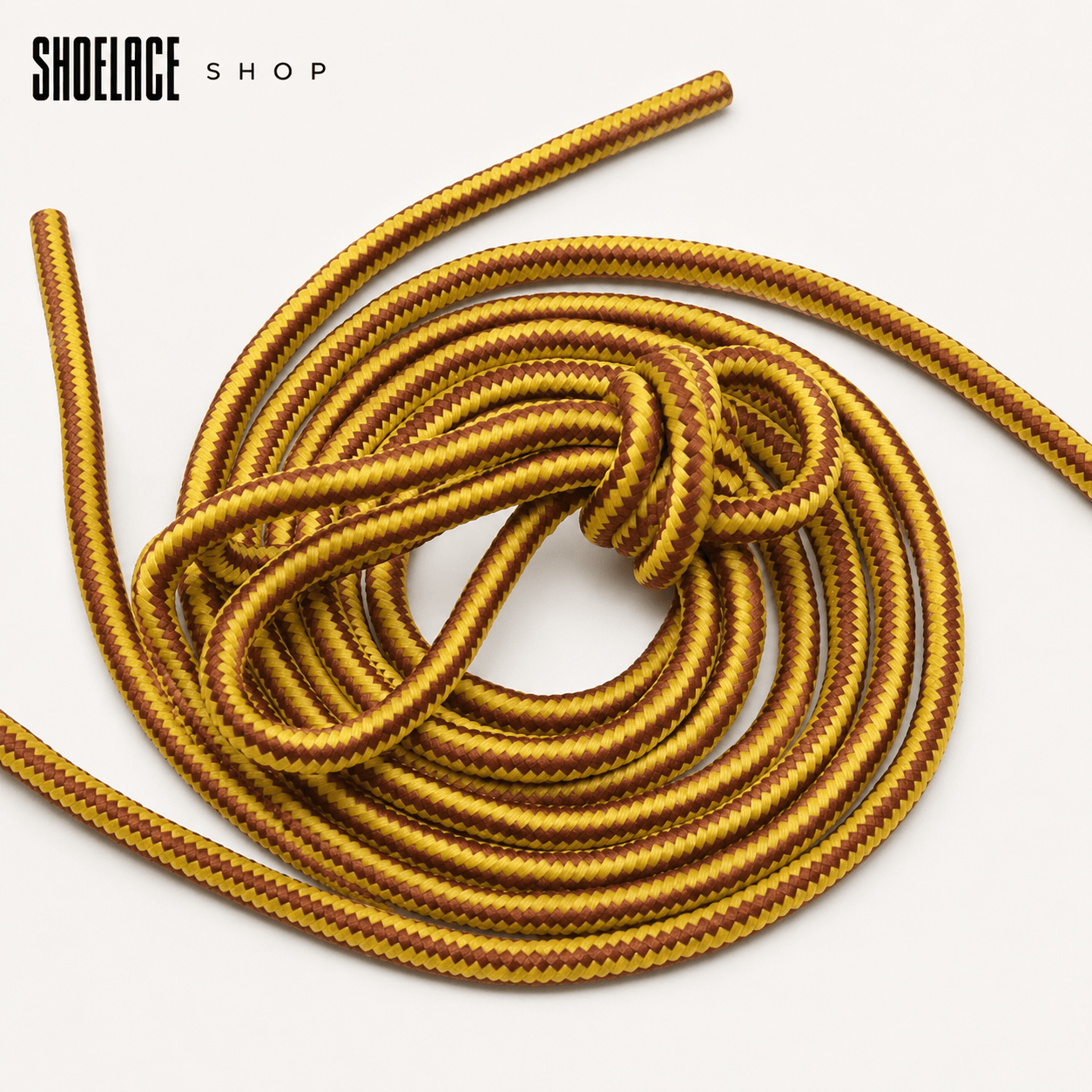 Premium Two-Tone Desert Boot Shoelaces