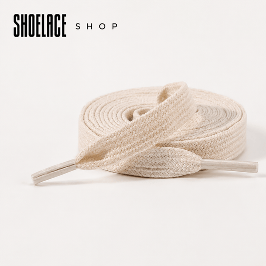 Wide Classic Retro Weave Flat Laces 10mm