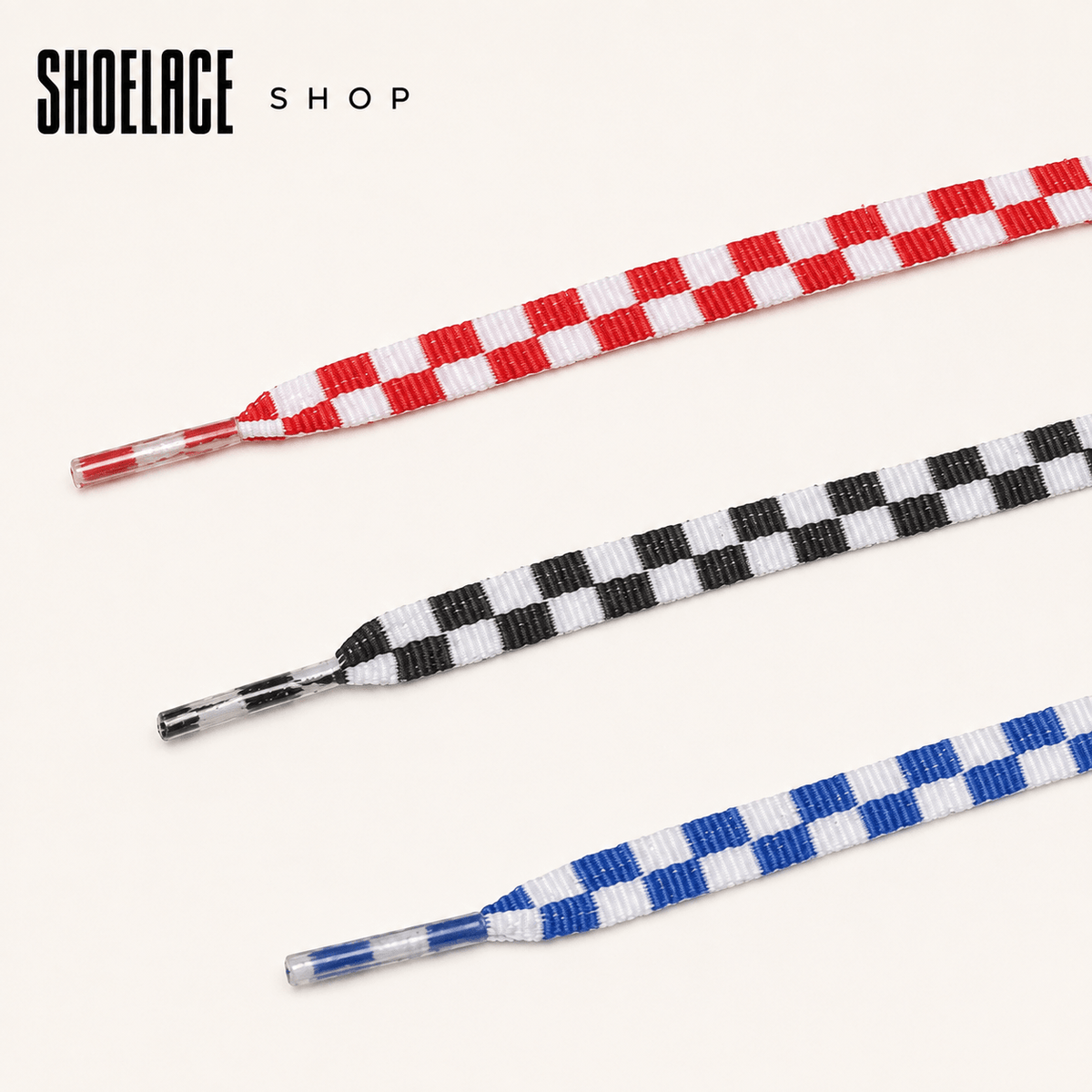 Flat Laces Checkerboard