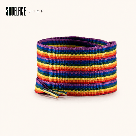 Rainbow Flat Laces
