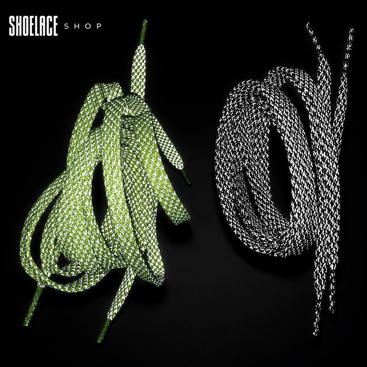 Reflective shoelaces