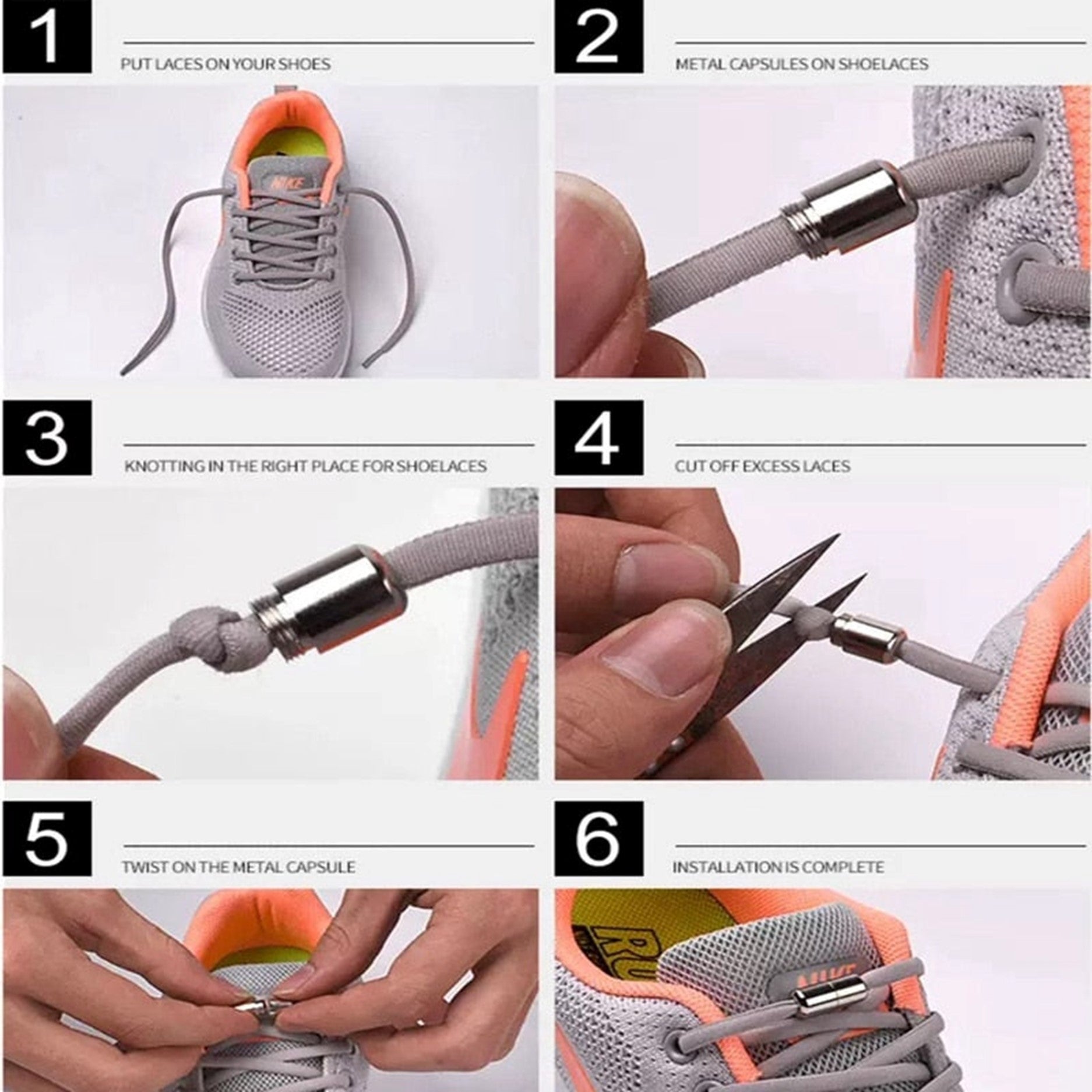 Lock Laces Instructions - How to Install your Lock Laces 