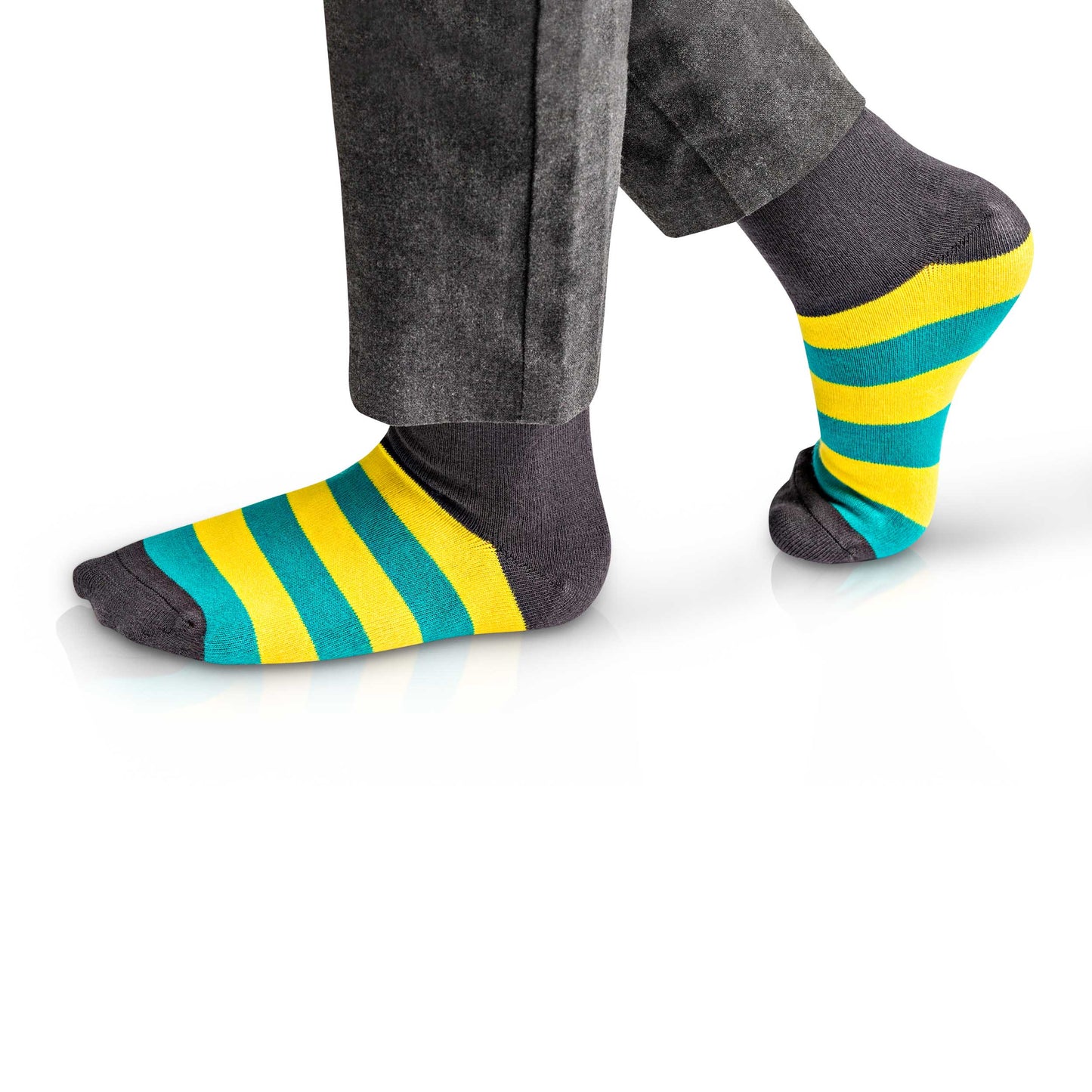 School Sneaky Grey Bamboo Socks (seamless toe)